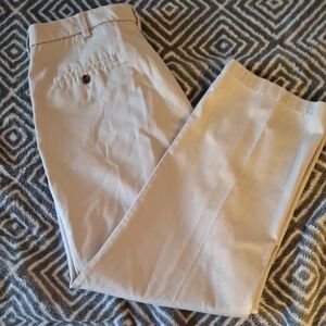 Haggar Men’s 100% Cotton Classic Chino Pants - 34W x 30L - Khaki